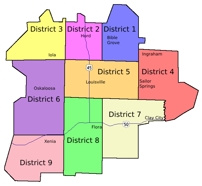 CECI District Map